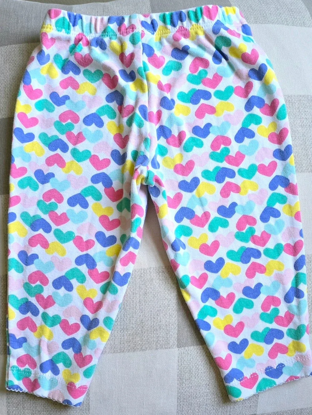 Multicolored Baby Girl Heart Leggings Carter's 9 Months